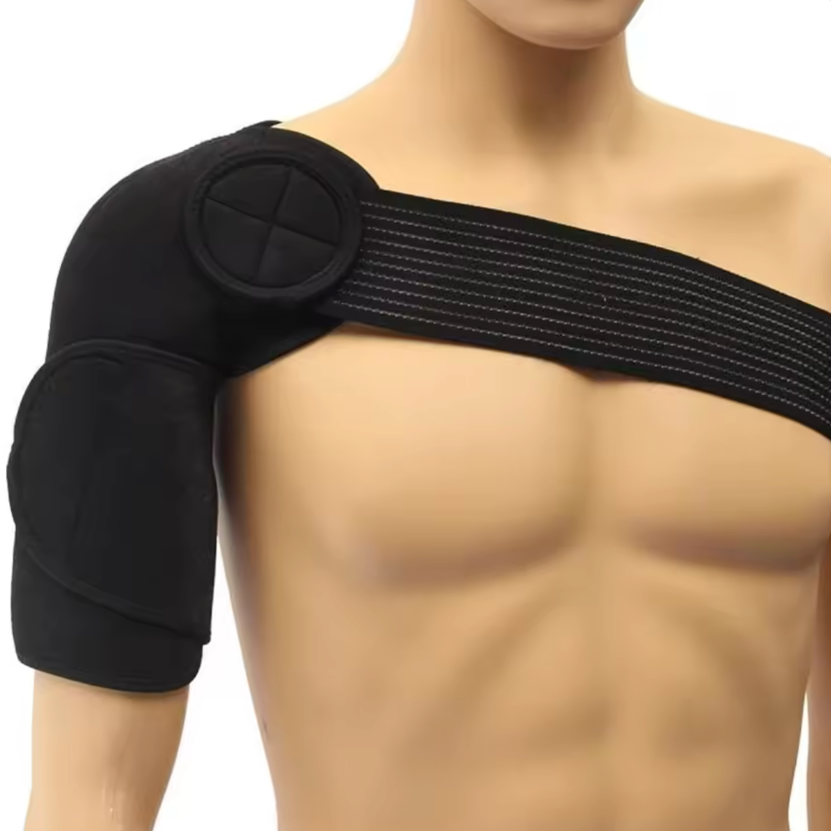 BounceBackFirm Premium Adjustable Shoulder Support Brace | Rotator Cuff, AC Joint & Compression Stability Sleeve for Men & Women