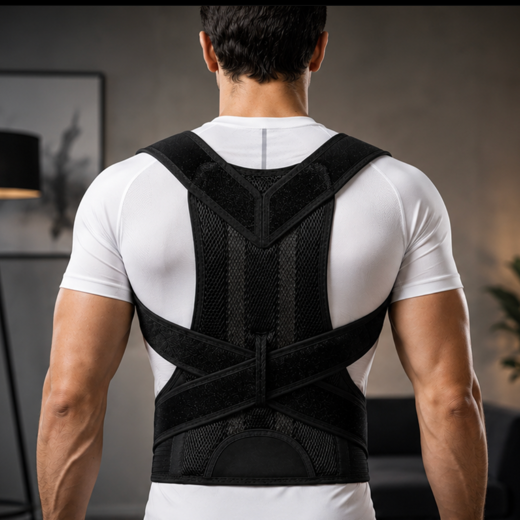 Unisex Back Brace For Posture And Pain Relief Shoulder Straightener