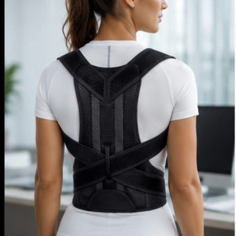 Unisex Back Brace For Posture And Pain Relief Shoulder Straightener